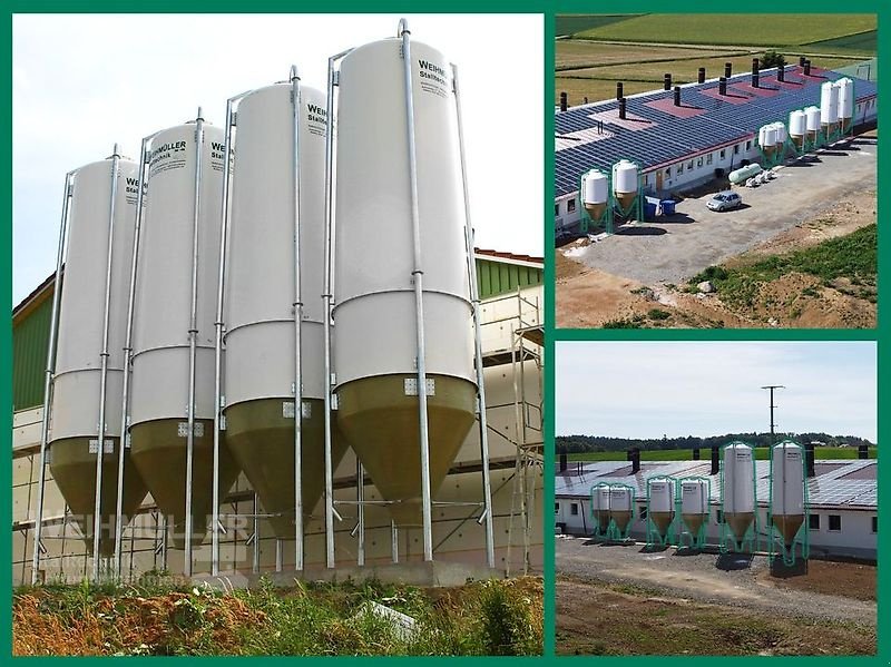 Silo van het type Agritech GFK Silo 6, 8, 10, 12, 15, 20, 25 m³ | Außensilo | Futtersilo | von Weihmüller, Neumaschine in Bruckberg (Foto 1)